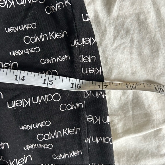 Calvin Klein Womens Small Black and White Straight Leg Lounge Pants - Picture 3 of 7